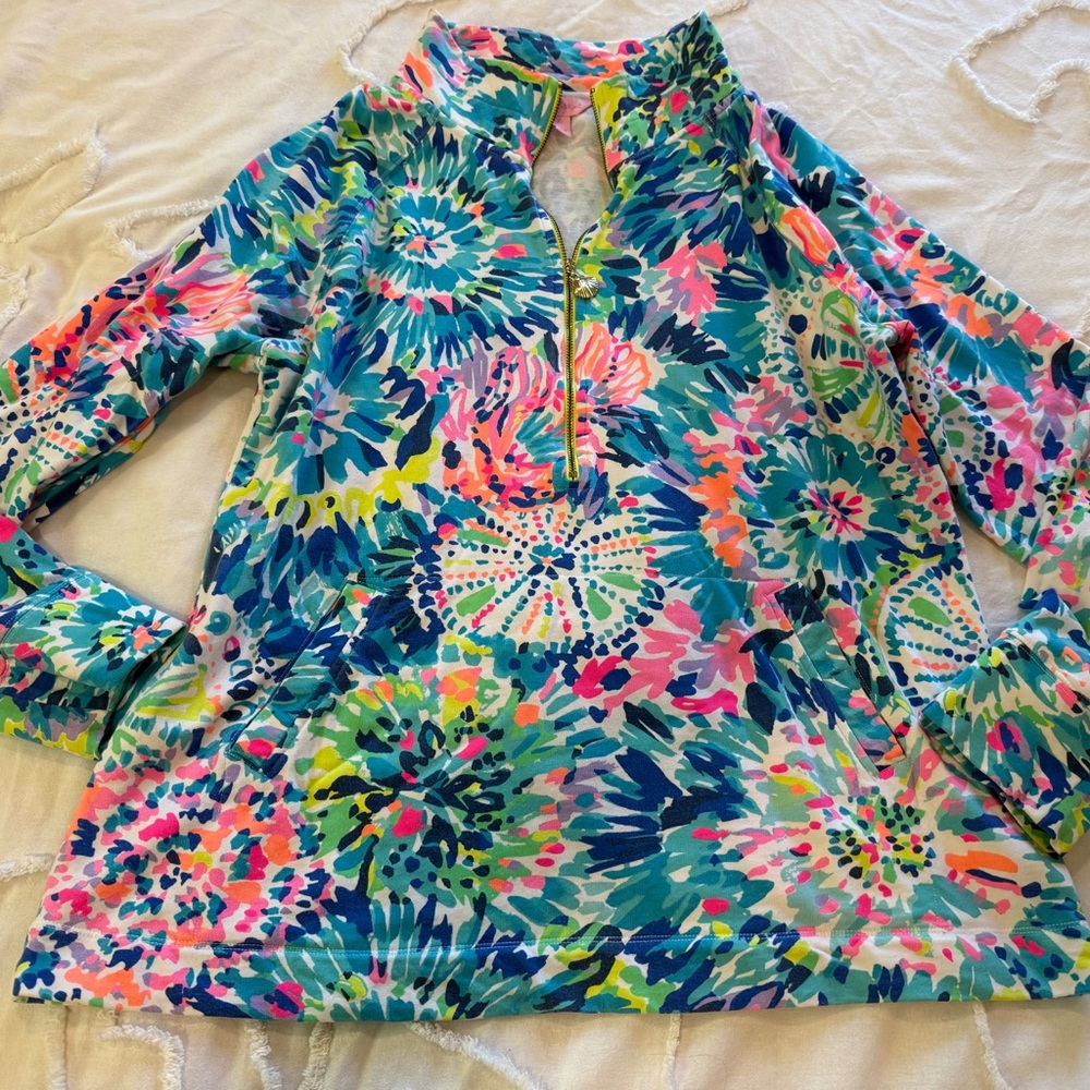 Lilly Pulitzer 3/4 Multicolor Women's Top